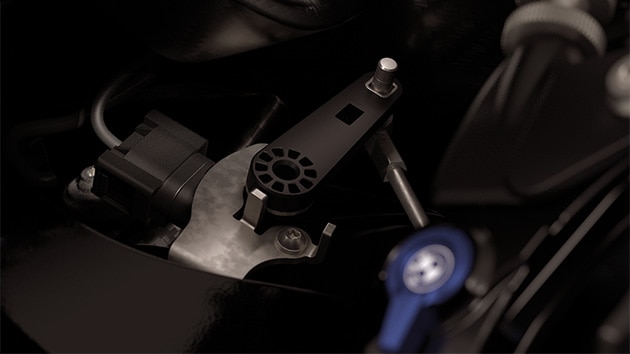 Cảm biến góc lái của S 1000 RR.